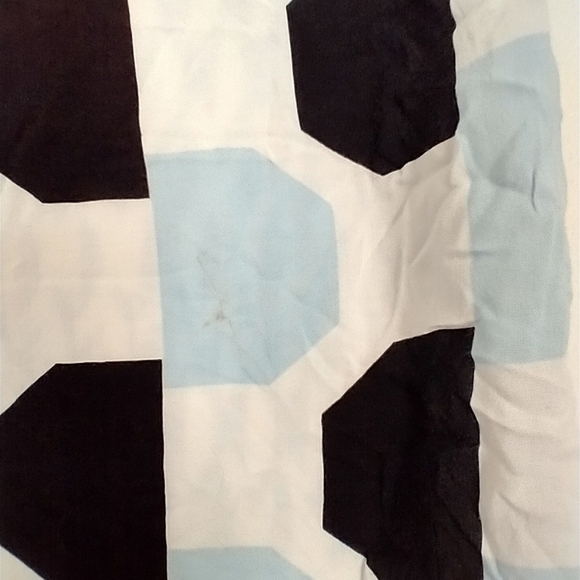 Anthropologie Round Trip Cap Sleeve Geometric Blouse Cottagecore Grunge - Picture 6 of 7